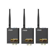 MOO 3 in 1 2.4Ghz Wireless Audio Transmitter and Receiver,2 Receivers for Two... picture