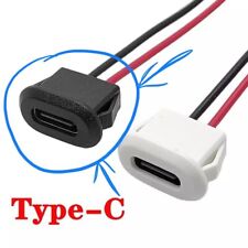 USB-C Female 2pin Type C Charging by Soldering Repair DIY Retrofit Black picture