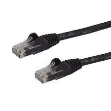 StarTech.com 100ft CAT6 Ethernet Cable - Black CAT 6 Gigabit Ethernet Wire -650M picture