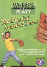 Where's The Play? Teaches Kids Baseball Smarts PC MAC CD-ROM learn basic sports picture