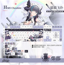 Azur Lane HMS Cheshire Keycaps PBT Dye-sub Anime 130 Keys for Cherry MX Keyboard picture