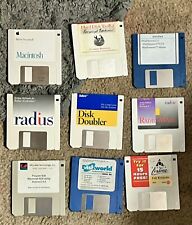 Vintage Classic Apple Macintosh Sys Boot Install Disks,Utility Discs&othrPrgrams picture