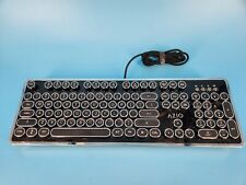 Azio Retro - USB Mechanical Keyboard Blue Switch, Missing one num pad key. picture