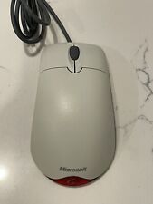 Vintage White Microsoft Wheel Mouse Optical USB Mouse 1.1/1.1a - EXC Condition picture