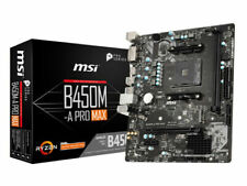 Brand New MSI B450M-A PRO MAX Socket AM4 DDR4 AMD B450 USB3.2 m-ATX Motherboard picture