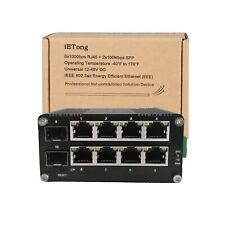 Outdoor Gigabit Ethernet Switch 8 Prot 10/100/1000Mbps RJ45 +2 Port 1000Mbps ... picture