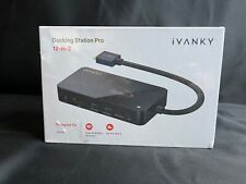 iVanky VCD08 Black 12 In 2 Dual 4K Monitor MacBook Docking Station picture
