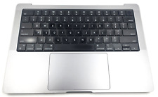 OEM Apple MacBook Pro 14in A2442 Keyboard Palmrest Battery Space Gray Grade B picture