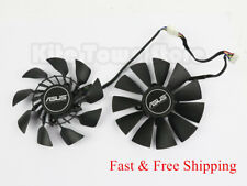 Pair Fans Cooler Fan For ASUS GTX 980 970 GTX 780Ti T129215SU 95mm Graphics Card picture