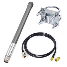 LoRa Gateway 915MHz Antenna N Fiberglass for Helium Hotspot Miner + 1M SMA Cable picture