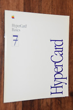 1991 Apple HyperCard System 7 Basics Software Floppy Discs Manual Program Stacks picture