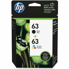 New HP 63 Black and Color Ink Cartridges Combo F6U62A F6U61A picture