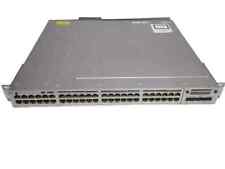 Cisco Catalyst 3850 48 Port Switch WS-C3850-48F-S V04 w/ C3850-NM-4-10G Module picture