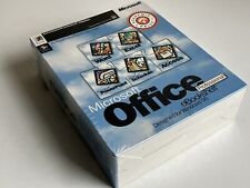 Vintage MICROSOFT OFFICE & BOOKSHELF CD For Windows 95 Big Box Edition SEALED picture