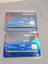 ADATA AX3U1600C4G11-SD XPG 4GB (2 X 4GB) PC3-12800 = 1600MHZ KIT RAM Lot Of 2 picture