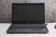 HP ZBook 15V G5, Core i7-8750H, 16GB Ram, No Battery, No Drives/OS, AS-IS READ picture