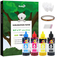 Bundle Kit 150P Koala Sublimation Paper 8.5x11 + Koala Sublimation Ink 2720 2760 picture