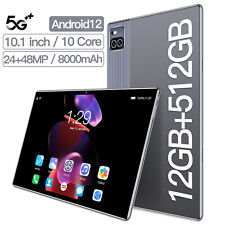 10 Inch Tablet 5G LTE Phone Call Android 12 IPS 1920X1080 12GB RAM 512GB ROM picture