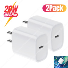 1/2Pack 20W PD Fast Wall Charger USB-C Power Adapter For Apple 13 11 8 X Samsung picture
