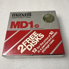 NEW SEALED MAXELL MINI FLOPPY DISK MD1-D Commodore 64 picture