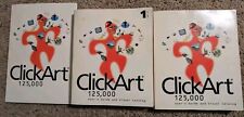 Broderbund ClickArt Software Clip Art 125,000 - Images 9 CDs & 2 Books picture