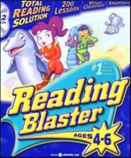 Reading Blaster Ages 4-6 PC CD kids learn read spell words letters shapes game picture