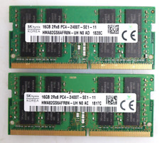 Lot 2x 16GB (32GB) SK Hynix HMA82GS6AFR8N-UH PC4-19200 2400MHz SODIMM RAM picture