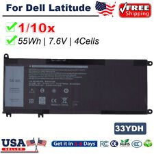 ✅Lot 10 33YDH Battery for Dell Latitude 3380 3480 3490 3580 3590 Inspiron 7577 picture