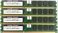 Lot of 4x Super Talent DDR3-2GB PC10600 1333MHz ECC No-Registered PN: W1333LA2GM picture