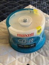 MAXELL CD-R 48X 700 MB 80 MIN 50 PK NEW picture