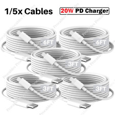 1/5X Lot PD Fast Charge USB-C to iPhone Cable For iPhone 14 13 12 11 Po Max Cord picture