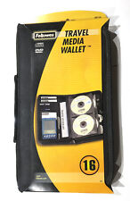 Fellowes Travel Media DVD CD Wallet NEW - Case for up tp 16 DVDs, ID Keys, Phone picture