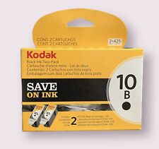 Brand New Genuine Kodak 10B Black Ink Cartridge 2-Pack Two Pack Old Stock. NIB picture