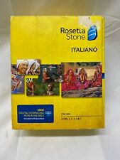  New Rosetta Stone Italiano Version 4 Level 1-5 Set - Box Damage picture