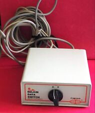 VINTAGE BELKIN DATA SWITCH  FIM080 FOR APPLE PLUS 3    6 FT. CABLES CLEAN MAC picture