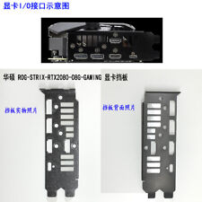 I/O IO Shield Backplate For ASUS ROG-STRIX-RTX2080S-8G-GAMING Video Card Bracket picture