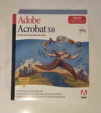 NEW Adobe Acrobat 5.0 Vintage Software For Mac Serial License Product Key SEALED picture