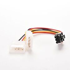  IDE Molex to 6Pin PCI Express PCI-E Video Card Power Adapter Cable   picture