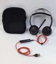 PLANTRONICS 5220  POLY BLACKWIRE DUAL EAR OVER HEAD HEADSET IN ORIGINAL BOX picture