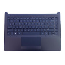 For HP Pavilion 14-CF 14-DF 14-DK Palmrest Case Keyboard Touchpad L24818-001 US picture