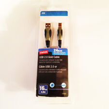 Staples 16' Gold Series A/B USB 2.0 Cable picture