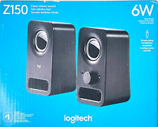 Logitech Z150 Multimedia 2.0 Portable Computer Speakers - Black picture
