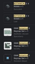GMK Botanical 2 Base, Novelty, Aesthetic, Rama Keycaps New Sealed picture