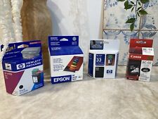 Genuine HP, Epson, Canon Vintage Printer Cartridges Lot - All new, but expired picture