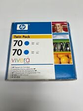 Twin Pack of Genuine HP 70 Cyan Ink Cartridge - HP Designjet Z2100 picture