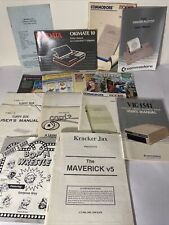 Big Lot of Commodore 64 (C64) Game Instruction Manuals Only ~ NO DISKS picture