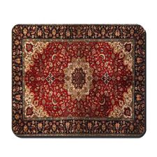 CafePress Persian Rug Red And Gold Mousepad  (1324902292) picture