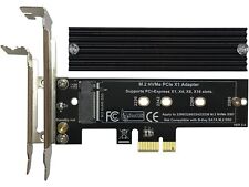 M.2 PCIe NVMe X1 Adapter with Aluminum Heat Sink Support PCIe 3.0 4.0 X1 X4 X... picture