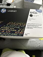 Genuine HP LaserJet Toner 643A Black Q5950A OEM, Sealed picture