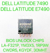 DELL LATITUDE 7490, E7490, BIOS CHIP NO PASSWORD LA-F321P 30MHT PREPROGRAMMED picture